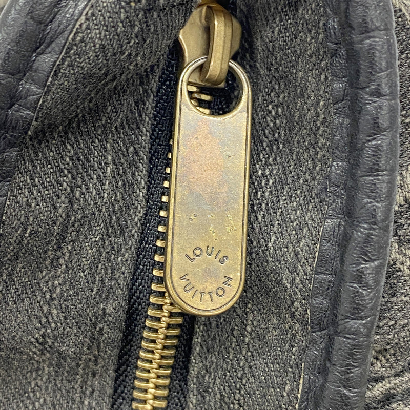 【6kb0768】ルイヴィトン ハンドバッグ モノグラム・デニム ネオカヴィMM M95351 ノワール 2wayバッグ【中古】レディース