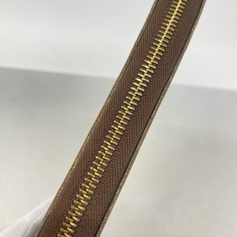 【6kb0770】ルイヴィトン 長財布 モノグラム ジッピーオーガナイザー M60002 ブラウン【中古】メンズ レディース ユニセックス