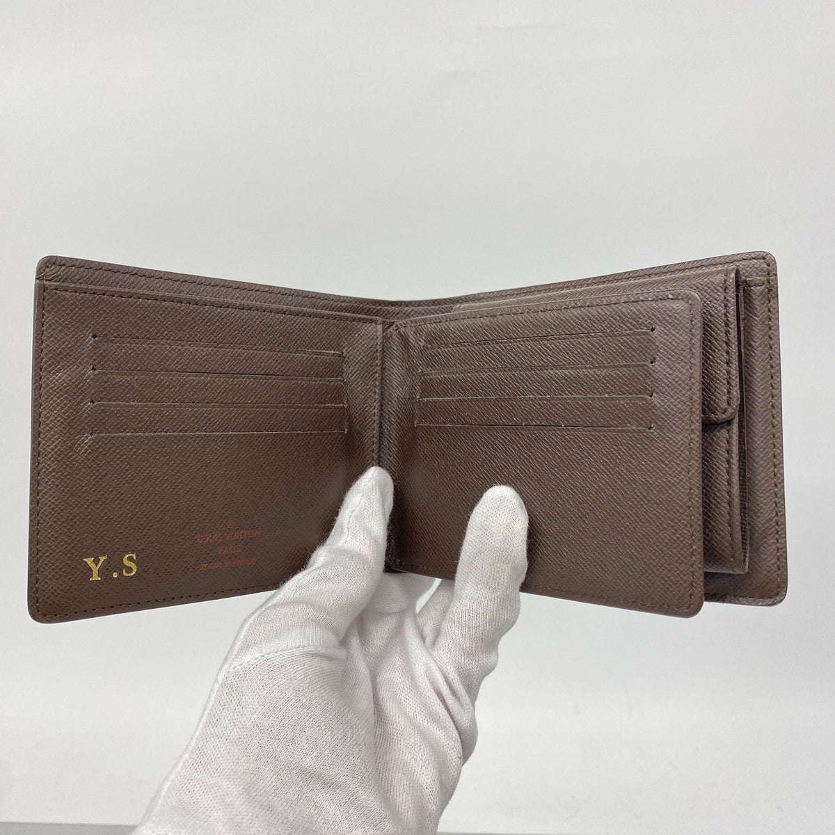 【6kb0772】ルイヴィトン 財布 ダミエ ポルトフォイユフロリン N60011 エベヌ【中古】メンズ レディース ユニセックス