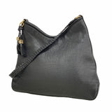【6kb0779】グッチ ショルダーバッグ 336659 レザー ブラック シャンパンゴールド金具【中古】レディース