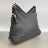 【6kb0779】グッチ ショルダーバッグ 336659 レザー ブラック シャンパンゴールド金具【中古】レディース