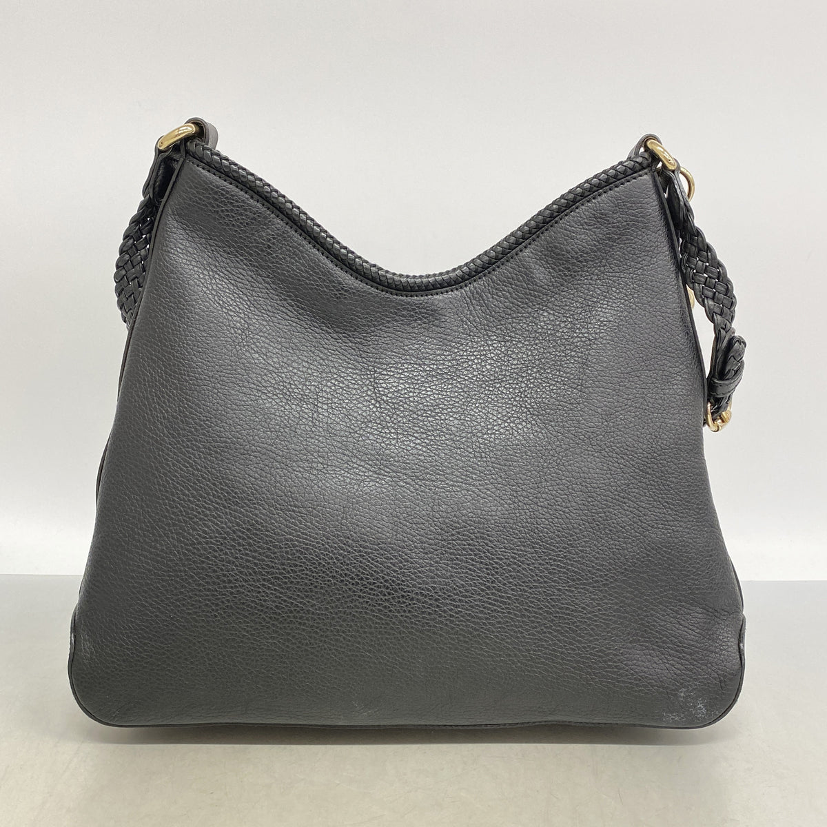 【6kb0779】グッチ ショルダーバッグ 336659 レザー ブラック シャンパンゴールド金具【中古】レディース