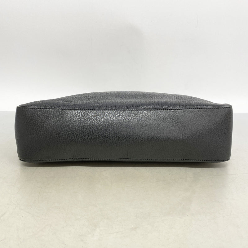【6kb0779】グッチ ショルダーバッグ 336659 レザー ブラック シャンパンゴールド金具【中古】レディース