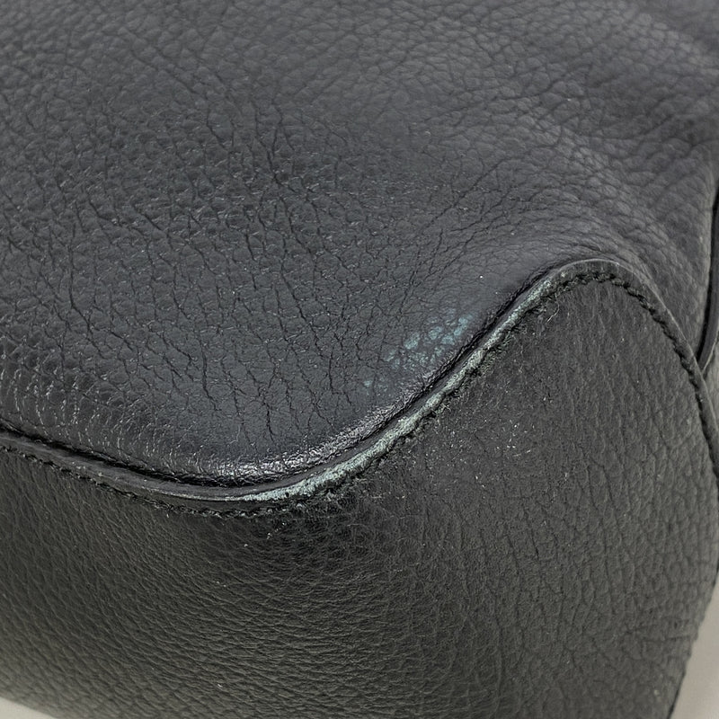 【6kb0779】グッチ ショルダーバッグ 336659 レザー ブラック シャンパンゴールド金具【中古】レディース