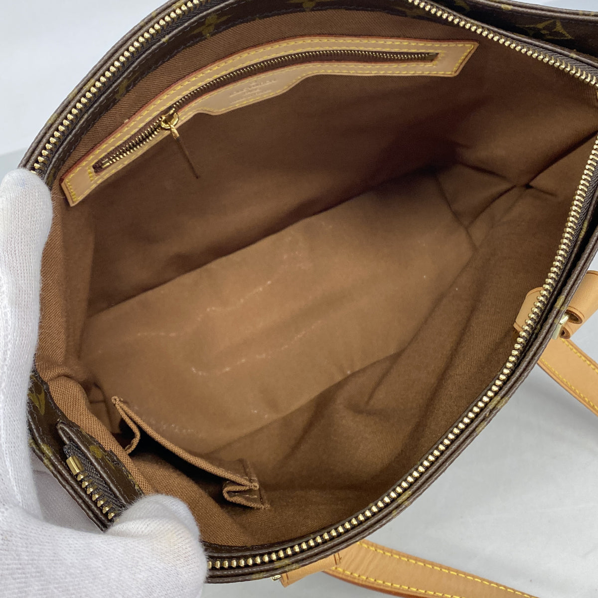 【6kb0796】ルイヴィトン トートバッグ モノグラム カバピアノ M51148 ブラウン【中古】レディース
