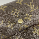 【6kb0818】ルイヴィトン 三つ折り長財布 モノグラム ポシェットパスポール M60135 ブラウン【中古】レディース