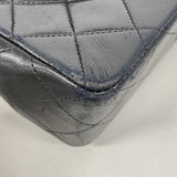 【6kb0840】シャネル ショルダーバッグ マトラッセ Wチェーン ラムスキン ブラック ゴールド金具【中古】レディース