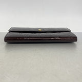 【6kb0843】ルイヴィトン 長財布 ヴェルニ ポルトフォイユサラ M93524 アマラント【中古】レディース