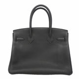 【6kb0844-g】エルメス ハンドバッグ バーキン30 トゴ ブラック ゴールド金具 Y刻印【中古】レディース