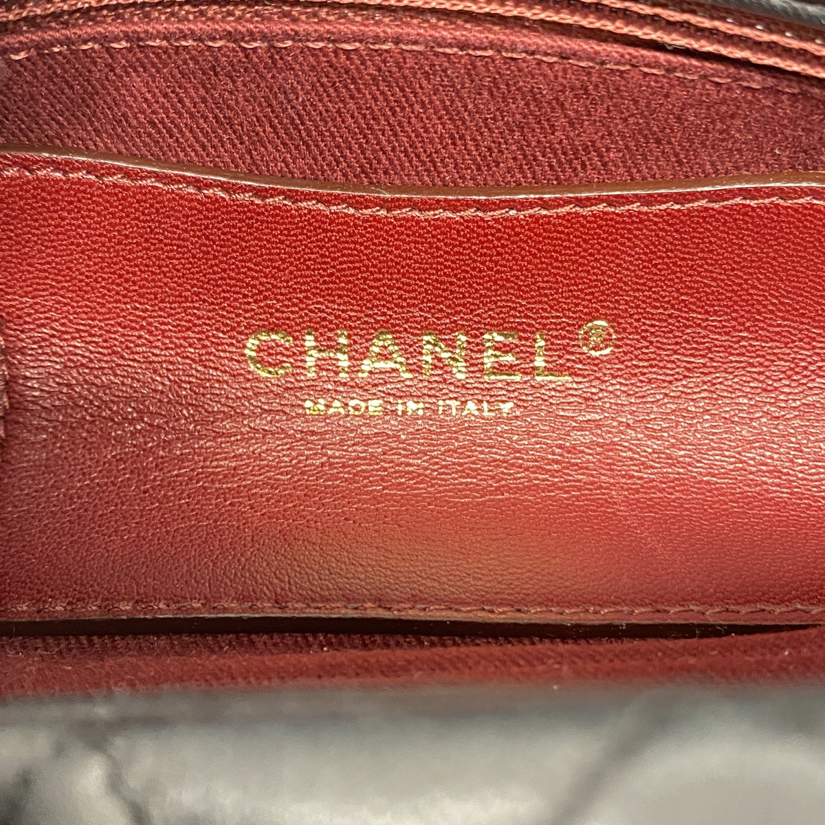 【6kb0848】シャネル ショルダーバッグ マトラッセ チェーンショルダー ラムスキン ブラック ゴールド金具【中古】レディース
