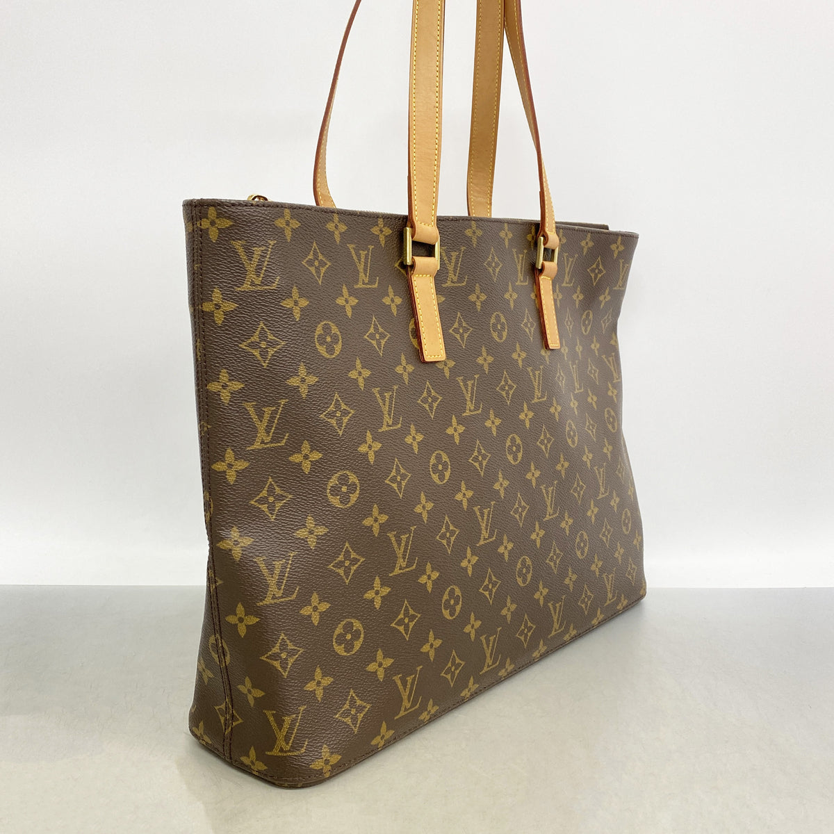 【6kb0868】ルイヴィトン トートバッグ モノグラム ルコ M51155 ブラウン【中古】レディース