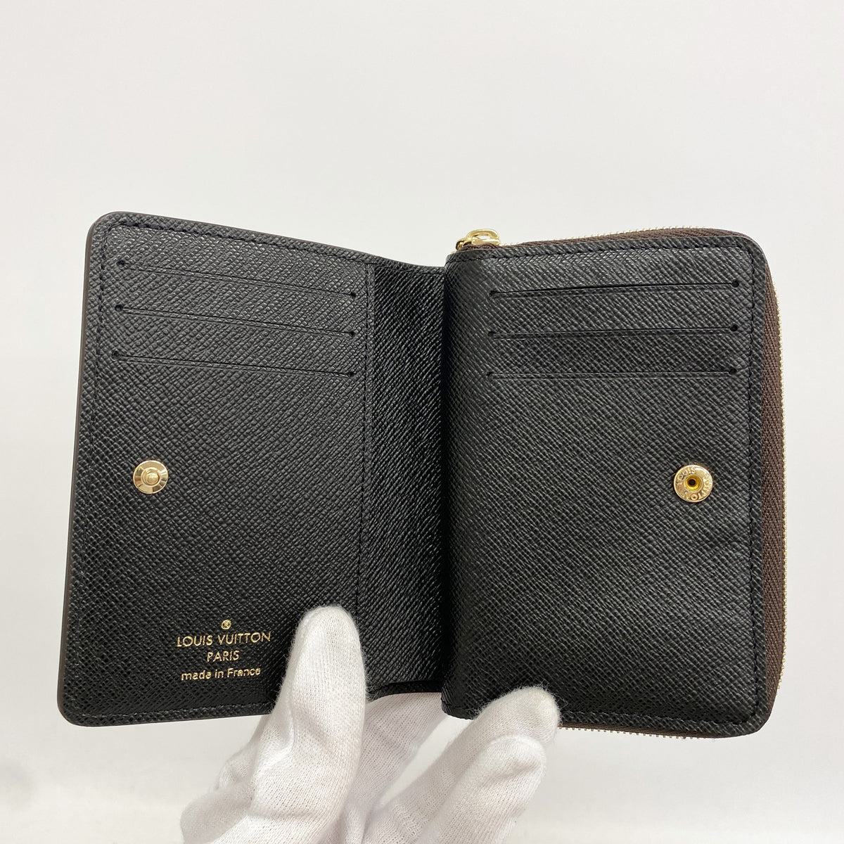 【6kb0873】ルイヴィトン 財布 モノグラム・ジャイアント/リバース ポルトフォイユルー M81461 ブラウン【中古】レディース