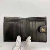 【6kb0875】シャネル 財布 ビコローレ ラムスキン ブラック ゴールド金具【中古】レディース