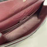 【6kb0888】シャネル ショルダーバッグ 2.55 Wフラップ Wチェーン カーフスキン ブラック シルバー金具【中古】レディース