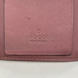 【6kb0895】グッチ キーケース GGブルームス 410084 PVC ベージュ レッド シルバー金具【中古】レディース