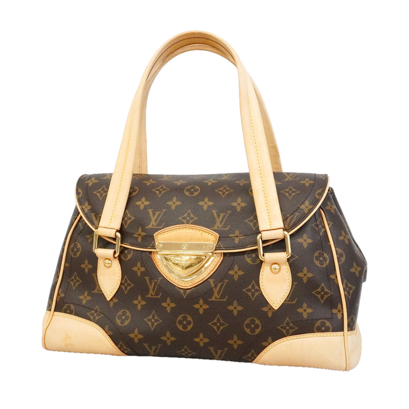 【6kb0896】ルイヴィトン ハンドバッグ モノグラム ビバリーGM M40120 ブラウン【中古】レディース
