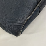 【6kb0906】エルメス トートバッグ ヴァルパライソPM トワルシェブロン ブラック シルバー金具【中古】レディース