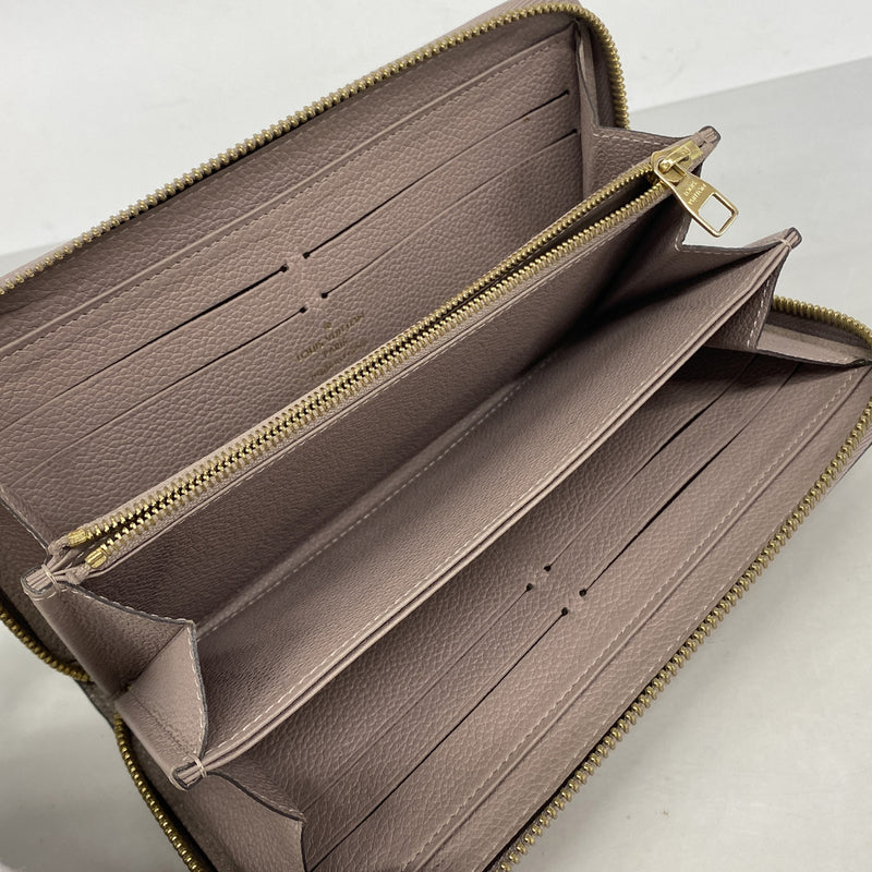 【6kb0914】ルイヴィトン 長財布 モノグラム・アンプラント ジッピーウォレット M60738 ガレ【中古】レディース