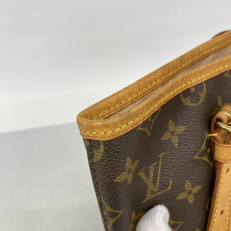 【6kb0921】ルイヴィトン トートバッグ モノグラム バケットGM M42236 ブラウン【中古】レディース
