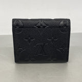 【6kb0923】ルイヴィトン 三つ折り財布 モノグラム・アンプラント ポルトフォイユゾエ M62935 ノワール【中古】レディース