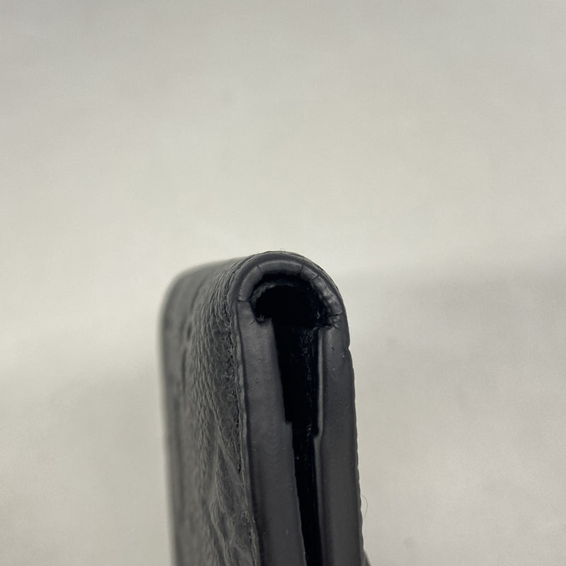 【6kb0923】ルイヴィトン 三つ折り財布 モノグラム・アンプラント ポルトフォイユゾエ M62935 ノワール【中古】レディース