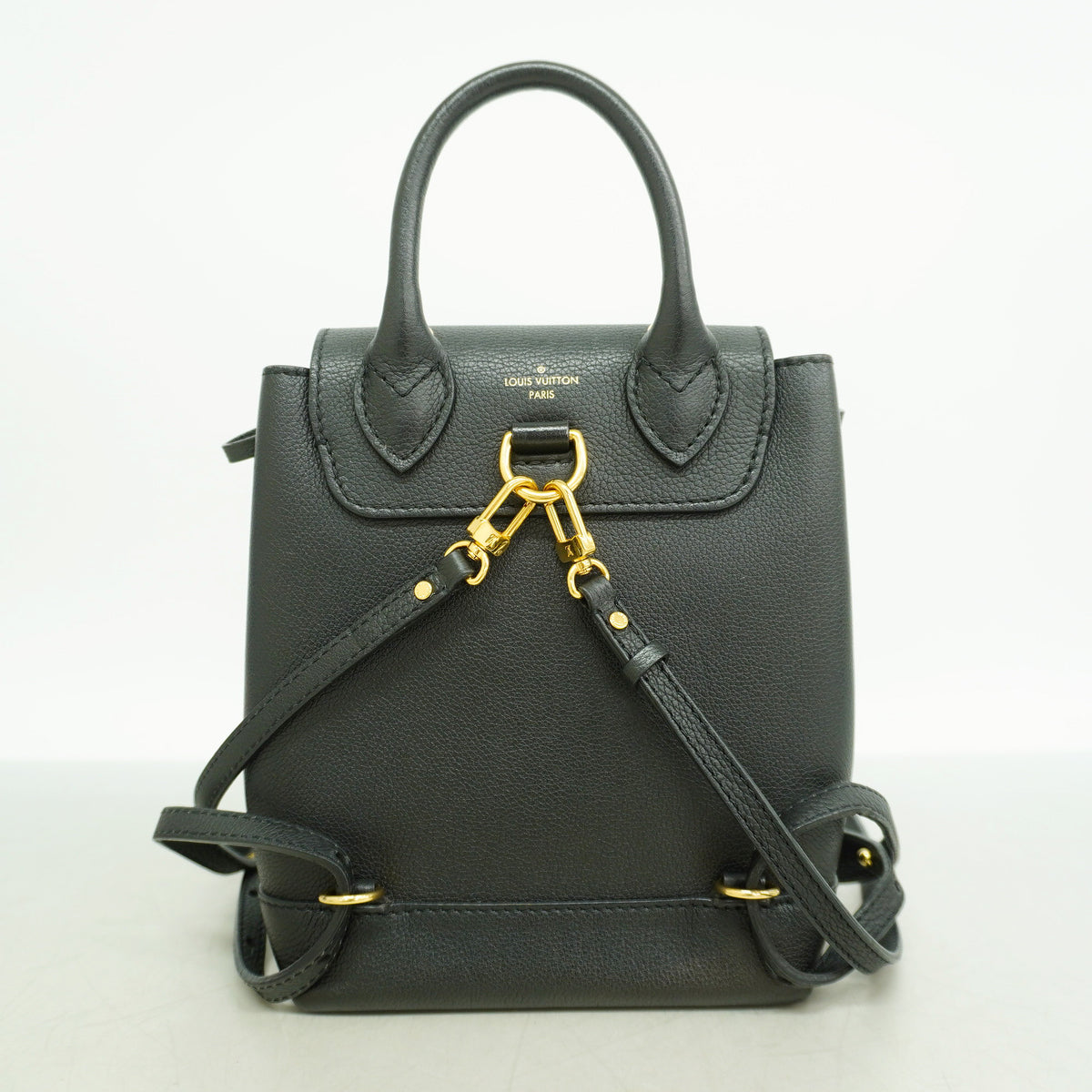 【6kb0926】ルイヴィトン リュック・デイパック トリヨン ロックミーバックパックMINI M54573 ノワール【中古】レディース