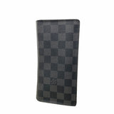 【6kb0939】ルイヴィトン 長財布 ダミエ・グラフィット ポルトフォイユブラザ N62665 ブラック【中古】メンズ