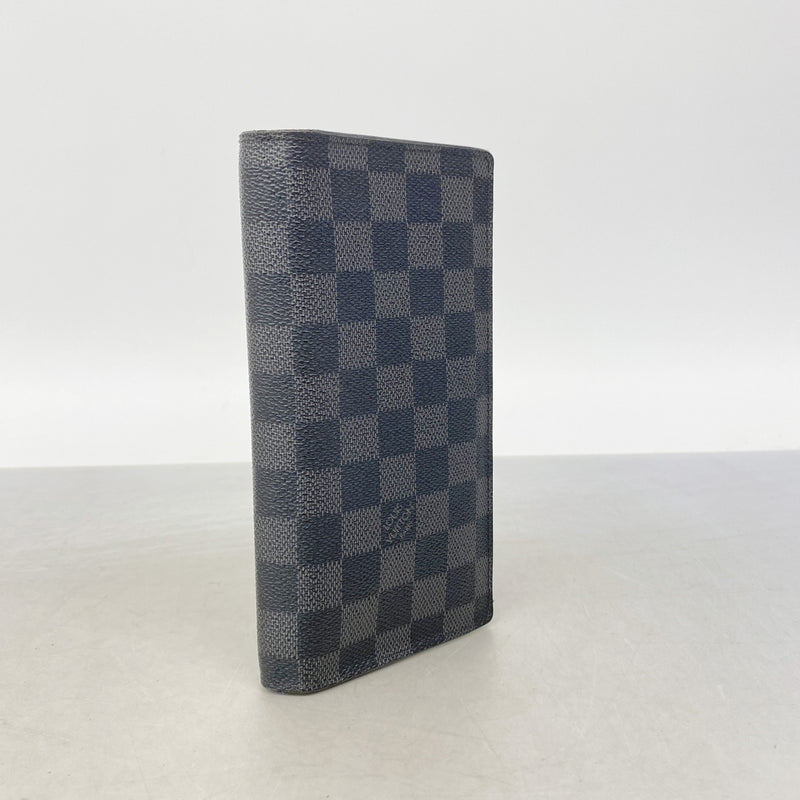 【6kb0939】ルイヴィトン 長財布 ダミエ・グラフィット ポルトフォイユブラザ N62665 ブラック【中古】メンズ