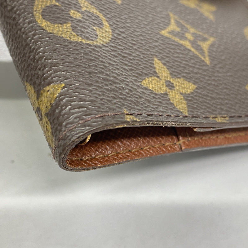 【6kb0940】ルイヴィトン 手帳カバー モノグラム アジェンダPM R20005 ブラウン【中古】メンズ レディース ユニセックス