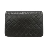 【6kb0958】シャネル ショルダーバッグ マトラッセ チェーンショルダー ラムスキン ブラック【中古】レディース