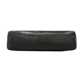 【6kb0960】シャネル ショルダーバッグ デカマトラッセ Wチェーン ラムスキン ブラック ゴールド金具【中古】レディース