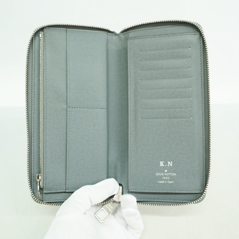 【6kb0998】ルイヴィトン 長財布 タイガ ジッピーウォレットヴェルティカル M32601 グラシエ【中古】メンズ