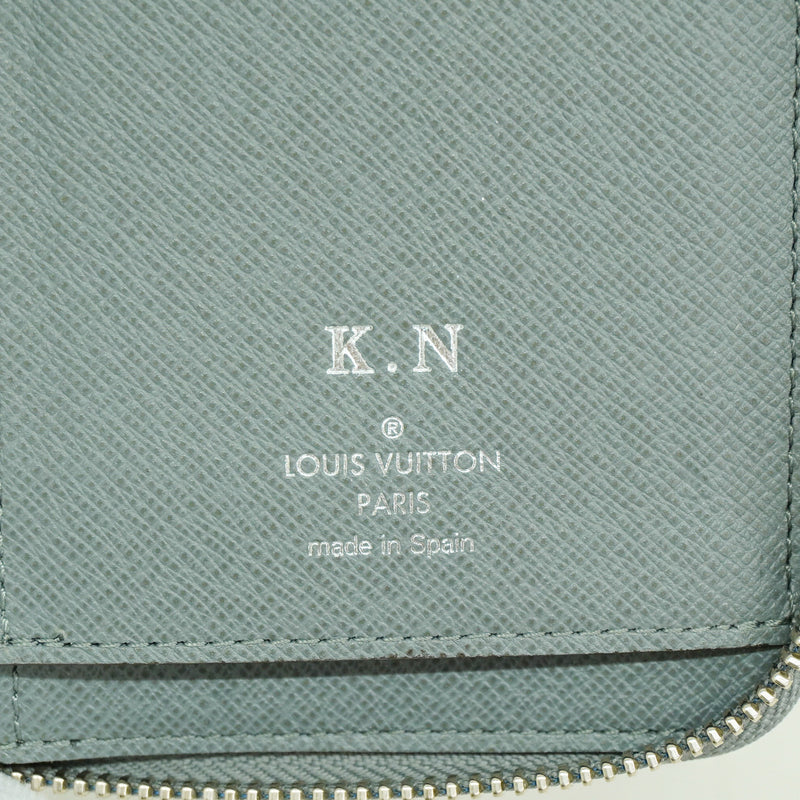【6kb0998】ルイヴィトン 長財布 タイガ ジッピーウォレットヴェルティカル M32601 グラシエ【中古】メンズ