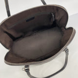 【6kb1006】グッチ ハンドバッグ グッチシマ 420023 レザー ダークブラウン シルバー金具 2wayバッグ【中古】レディース