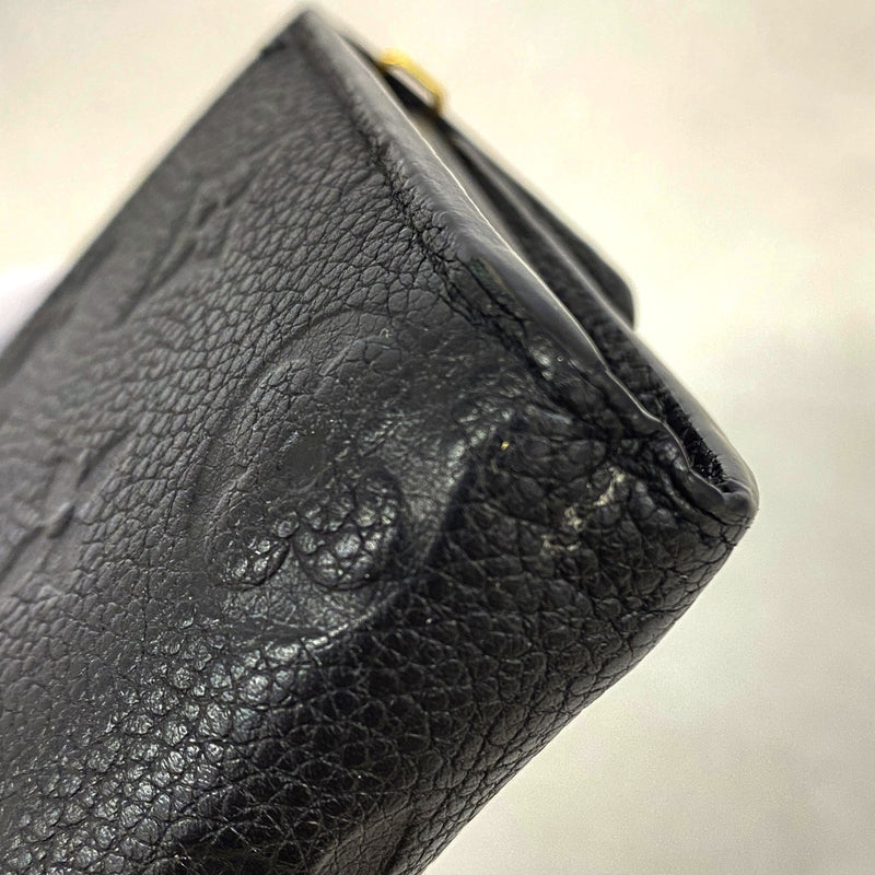【6kb1019】ルイヴィトン 長財布 モノグラム・アンプラント ポルトフォイユサラ M61182 ノワール【中古】レディース