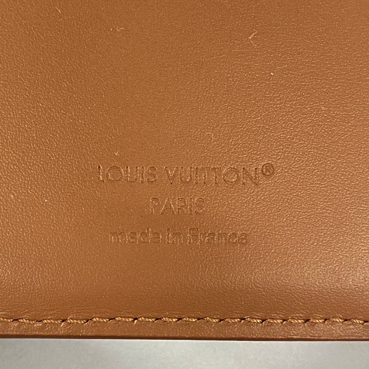 【6kb1021】ルイヴィトン 三つ折り財布 LVアエログラム ヴィクターウォレット M25957 タン【中古】メンズ