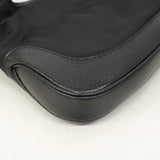 【6kb1027】グッチ ハンドバッグ ジャッキー 001 3306 レザー ナイロン ブラック シルバー金具【中古】レディース