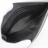 【6kb1029】グッチ クラッチバッグ GGスプリーム 411768 PVC ブラック ブラウン シルバー金具【中古】メンズ