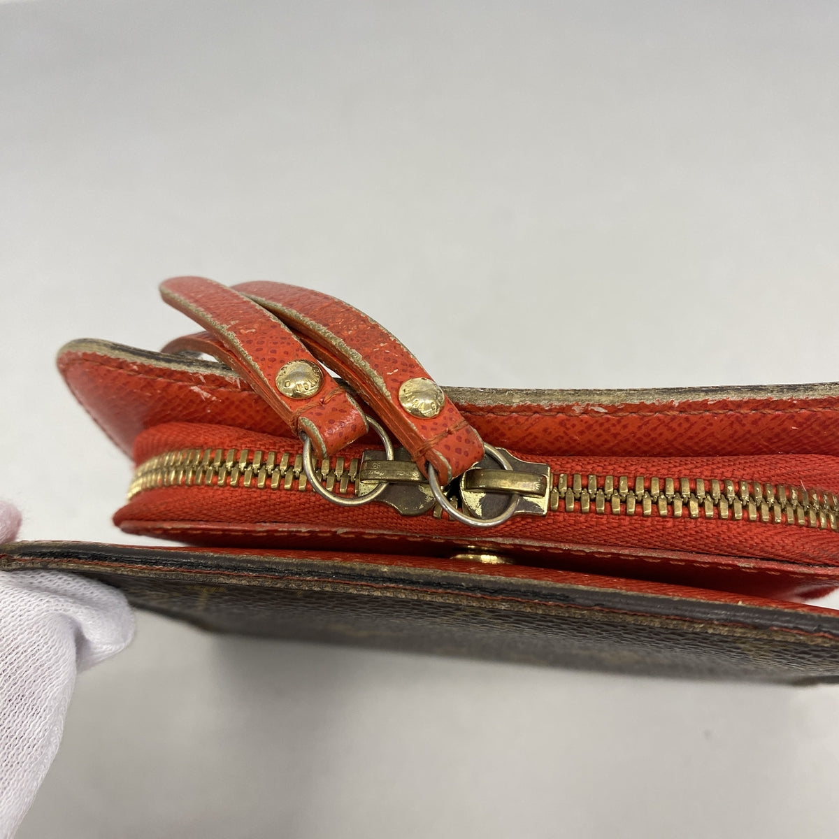 【6kb1040】ルイヴィトン 財布 モノグラム ポルトモネアンソリット M66704 オランジュ【中古】レディース