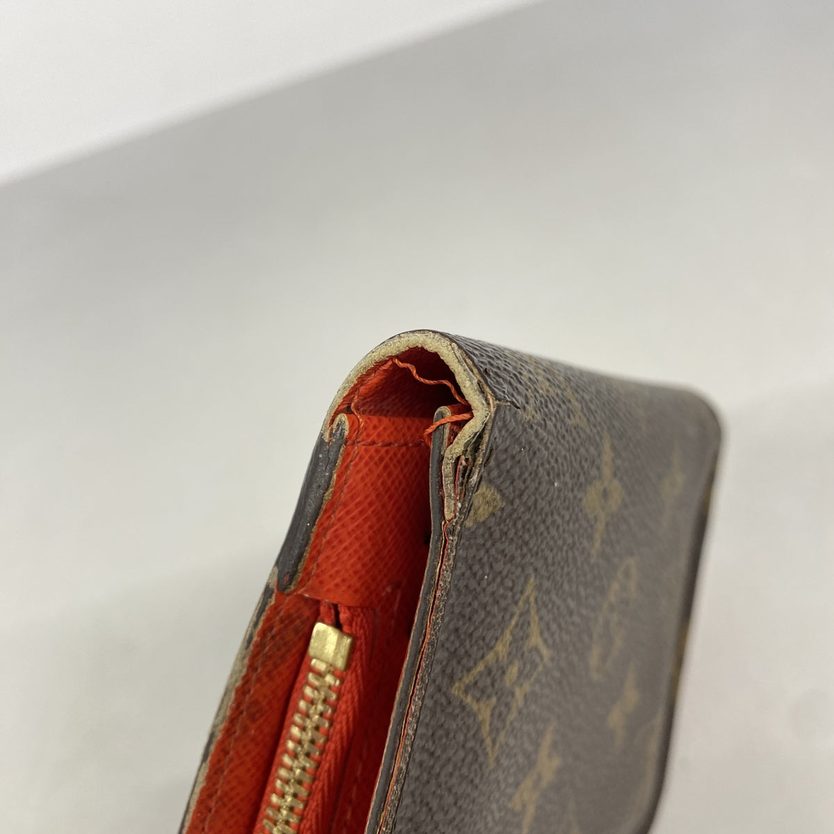 【6kb1040】ルイヴィトン 財布 モノグラム ポルトモネアンソリット M66704 オランジュ【中古】レディース