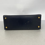 【6kb1045】サルヴァトーレフェラガモ ハンドバッグ ヴァラ レザー ブラック ゴールド金具 2wayバッグ【中古】レディース