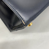 【6kb1045】サルヴァトーレフェラガモ ハンドバッグ ヴァラ レザー ブラック ゴールド金具 2wayバッグ【中古】レディース