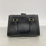 【6kb1048】グッチ ハンドバッグ シルヴィ 460381 レザー ブラック ゴールド金具 2wayバッグ【中古】レディース