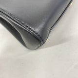 【6kb1048】グッチ ハンドバッグ シルヴィ 460381 レザー ブラック ゴールド金具 2wayバッグ【中古】レディース