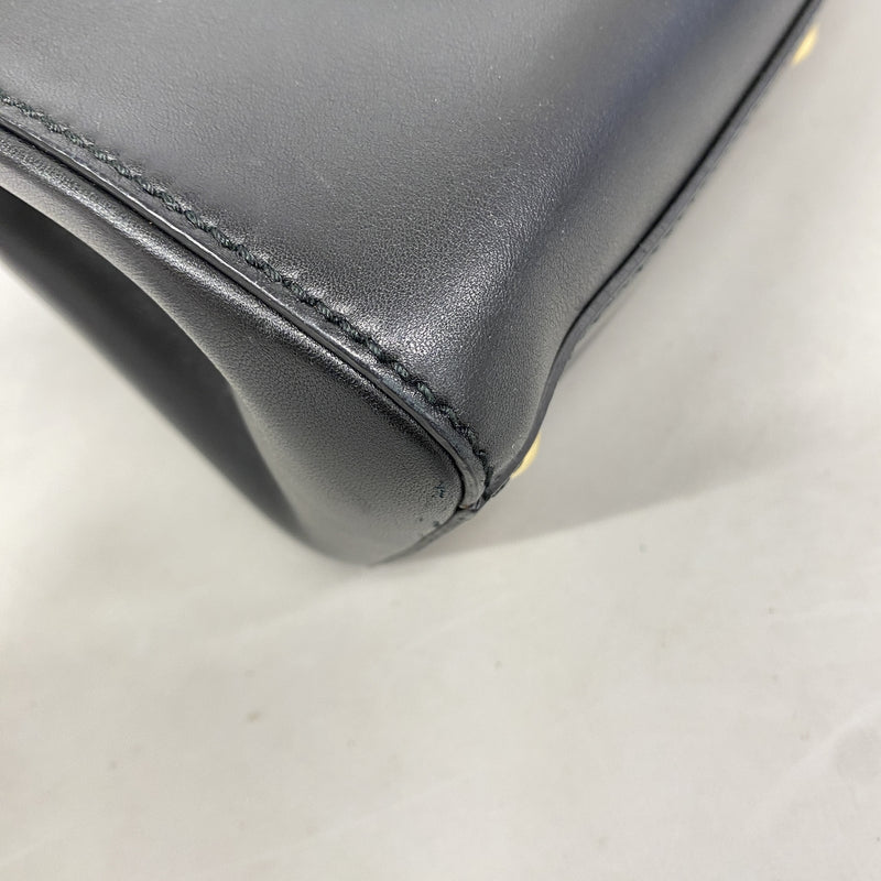 【6kb1048】グッチ ハンドバッグ シルヴィ 460381 レザー ブラック ゴールド金具 2wayバッグ【中古】レディース