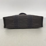 【6kb1051】エルメス トートバッグ エールラインPM ナイロン グレー シルバー金具【中古】メンズ レディース ユニセックス