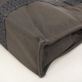 【6kb1054】エルメス トートバッグ エールラインMM ナイロン グレー シルバー金具【中古】メンズ レディース ユニセックス