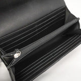 【6kb1056】シャネル 長財布 ココボーイ パテントレザー ブラック シルバー金具【中古】レディース