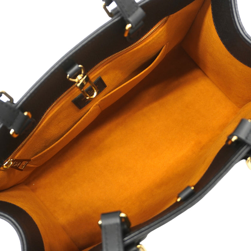 【6kb1086】ルイヴィトン トートバッグ モノグラム・アンプラント オンザゴーPM M45595 ノワール 2wayバッグ【中古】レディース