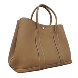 【6kb1092】エルメス トートバッグ ガーデンパーティPM ネゴンダ エトゥープ シルバー金具 Y刻印【中古】レディース